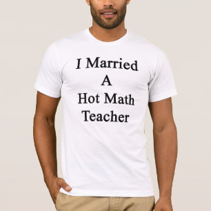 T-shirt J'ai épousé un professeur de maths chaud