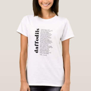 T-shirt J'ai erré seul comme un nuage par William Wordswo
