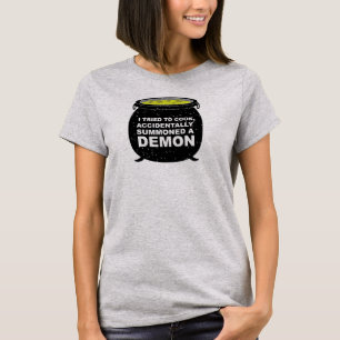 T-shirt J'ai essayé de cuisiner, j'ai accidentellement ap