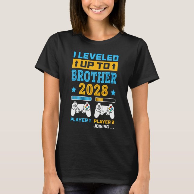 T-shirt J'Ai Été Jusqu'À Brother 2028 Big Brother Gamer Bo (Devant)