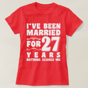 T-shirt J'ai été marié pendant 20 ans Fête de mariage drôl