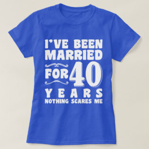 T-shirt J'ai été marié pendant 40 ans Couple assorti
