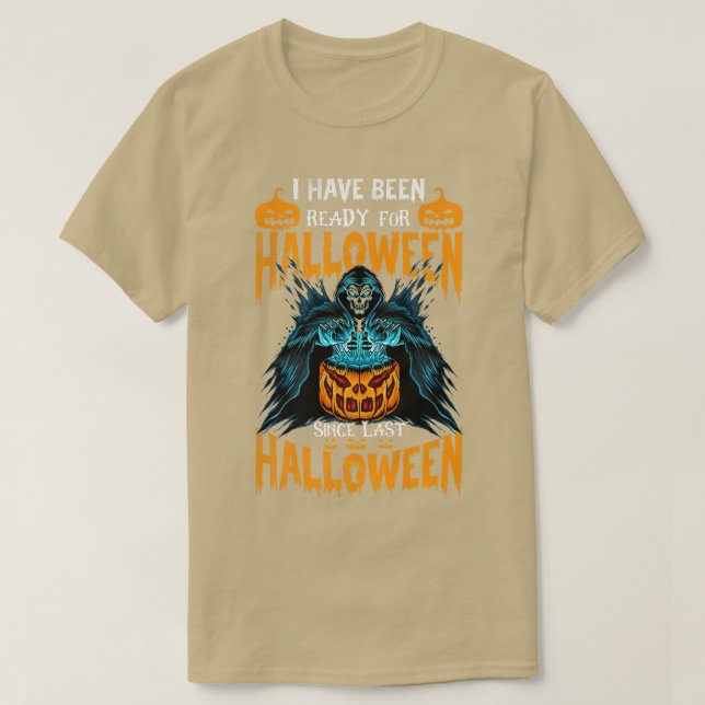T-shirt J'Ai Été Prêt Halloween Costume Boys Gir (Design devant)