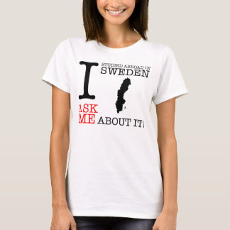 T-shirt J'ai étudié à l'étranger en Suède !