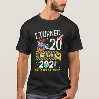 T-shirt J'Ai Eu 20 Ans En Quarantaine 20 Ans Hommes Femmes