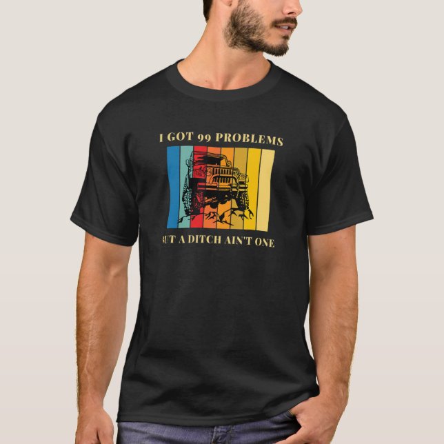 T-shirt J'ai eu 99 problèmes, mais un point n'est pas une  (Devant)