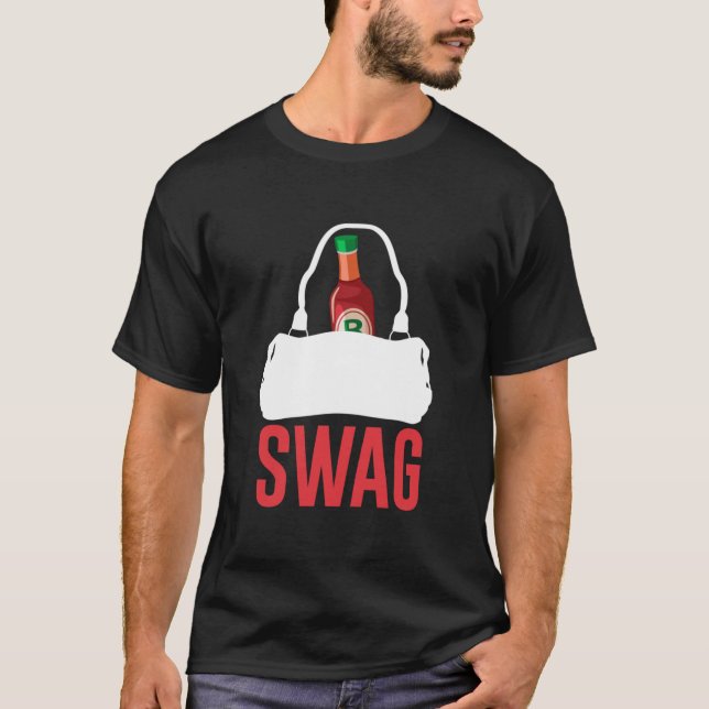 T-shirt J'AI EU DE LA SAUCE CHAUDE DANS MON SAC, SWAG Esse (Devant)