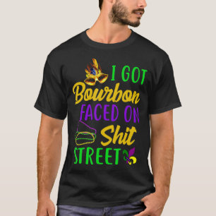 T-shirt J'ai eu le Bourbon face Mardi Gras Boire Bourbon