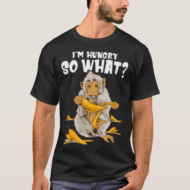 T-shirt J'ai faim, quel animal (Devant)