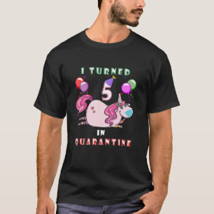 T-shirt J'Ai Fait 5 Ans En Quarantaine Unicorne 5E Anniv