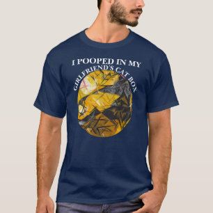 T-SHIRT J'AI FAIT CA DANS LA LITIÈRE DE MA COPINE