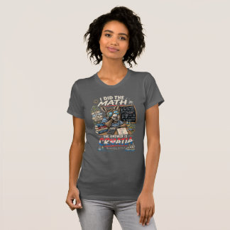 T-shirt J'ai fait le calcul, la réponse est la Croatie