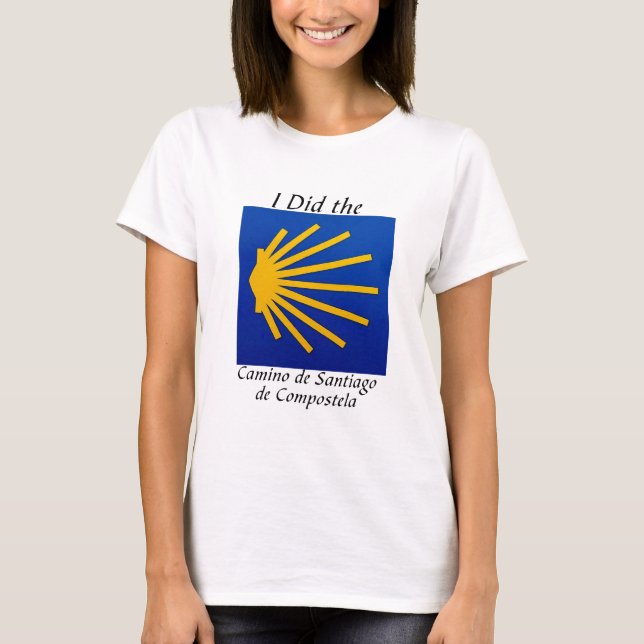 T-shirt J'ai fait le Camino De Santiago (Devant)