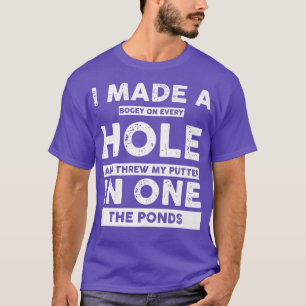 T-shirt J'ai fait un bogey à chaque trou drôle de golf Tee