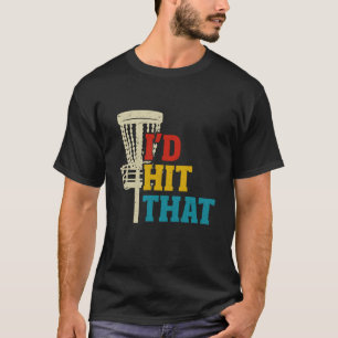 T-shirt J'ai frappé ce panier de golf drôle rétro