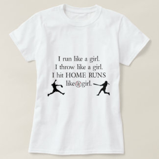 T-shirt J'ai frappé des tests maison comme une fille