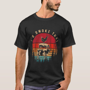 T-shirt J'Ai Fumé Drôle Viande Fumée Barbecue Chef