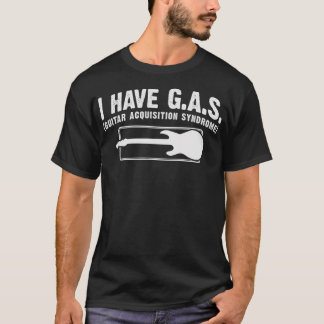 T-shirt J'Ai GAS Funny Guitare Player Collector Music