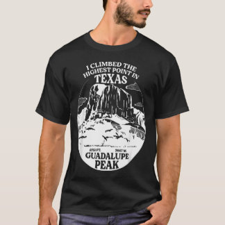 T-shirt J'ai gravi le pic Guadalupe - Le point culminant