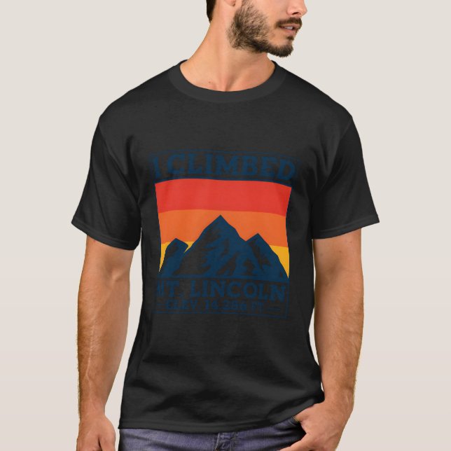 T-shirt J'Ai Grimpé Le Mont Lincoln (Devant)