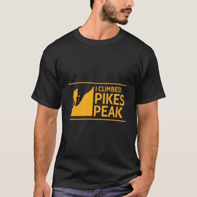 T-shirt J'Ai Grimpé Pikes Peak (Devant)
