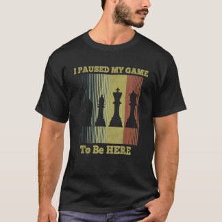 T-shirt J'Ai Interrompu Mon Jeu Pour Être Ici Les Dons D'É