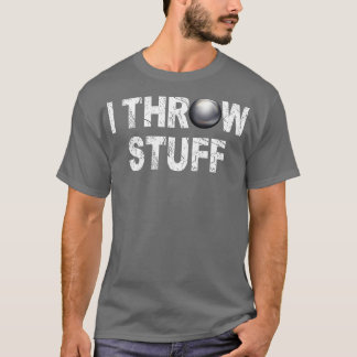 T-shirt J'Ai Jeté Des Stups Shot Placer La Piste Et L'Athl
