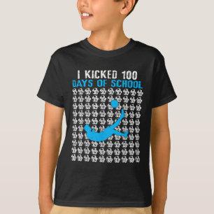 T-shirt J'Ai Joué 100 Jours De Football Scolaire 100E Jour