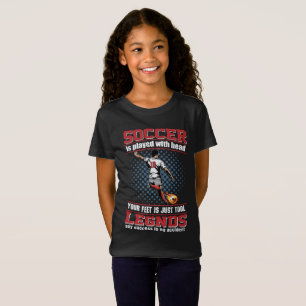 T-Shirt J'Ai Joué Au Football Avec La Tête