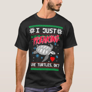 T-shirt J'Ai Juste Frappé Les Tortues D'Amour Ok