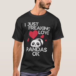 T-shirt J'Ai Juste Frappé Love Pandas Ok Panda