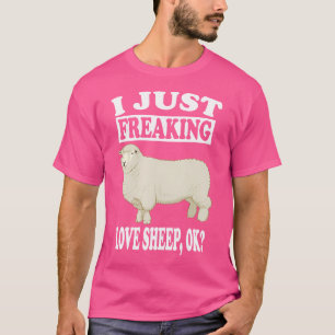 T-shirt J'Ai Juste Freiné Amour Moutons Ok Animal De Ferme