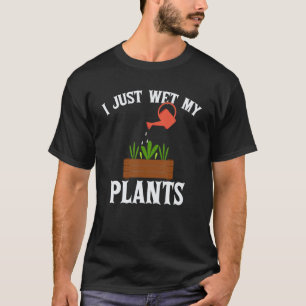 T-shirt J'Ai Juste Mangé Mes Plantes Drôle Jardin Vintage