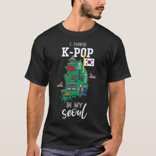 T-shirt J'ai Kpop dans mon fer à cheval appaloosa