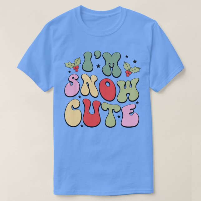T-shirt J'ai la neige mignonne 2 (Design devant)