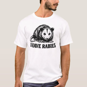 T-shirt J'ai la rage Opossum Drôle Opossum enragé Rage