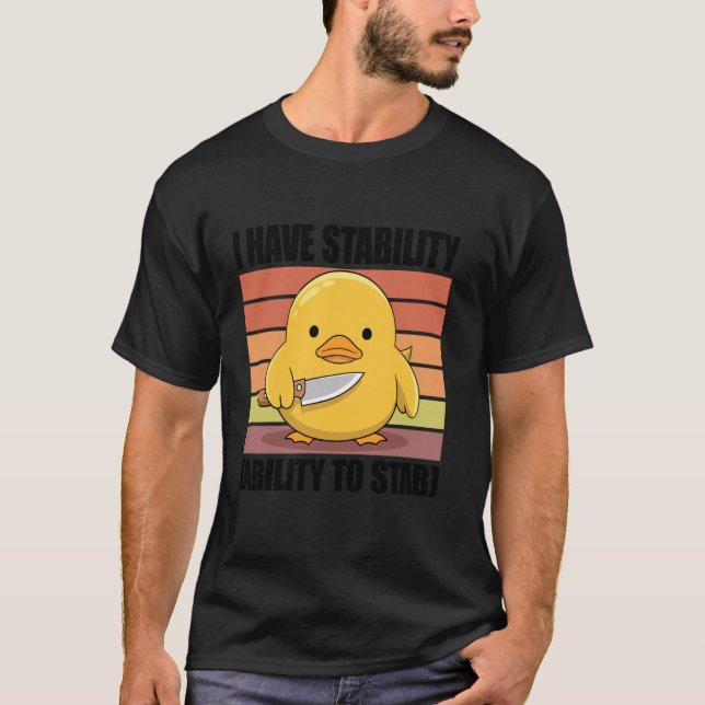T-shirt J'Ai La Stabilité De Stab (Devant)