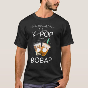 T-shirt J'ai l'air d'aimer le merch Kpop et boba
