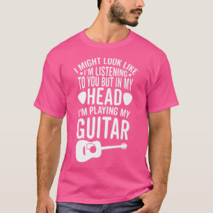 T-shirt J'Ai L'Air De T'Écouter Dans Ma Tête Playi