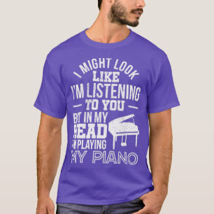 T-shirt J'Ai L'Air De Vous Écouter Piano (2)