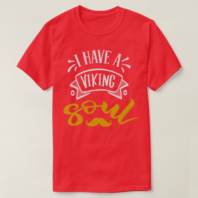 T-shirt J'Ai L'Âme Viking 1 (Design devant)