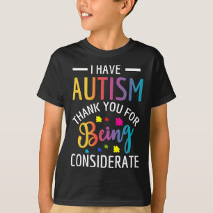 T-shirt J'Ai L'Autisme Autiste Pour Les Enfants