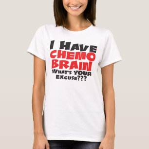 T-shirt J'ai le cerveau de chimio