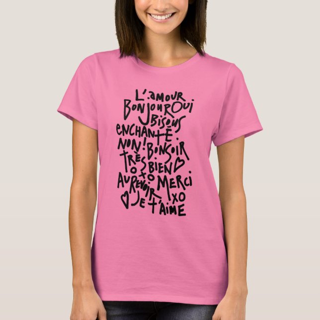 T-SHIRT J'AI LE COEUR FRANÇAIS (Devant)