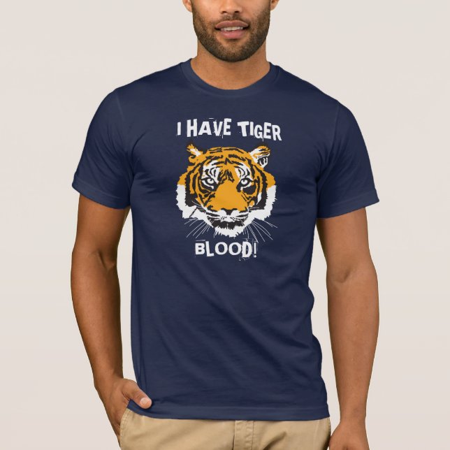 T-shirt J'ai le sang de tigre (Devant)