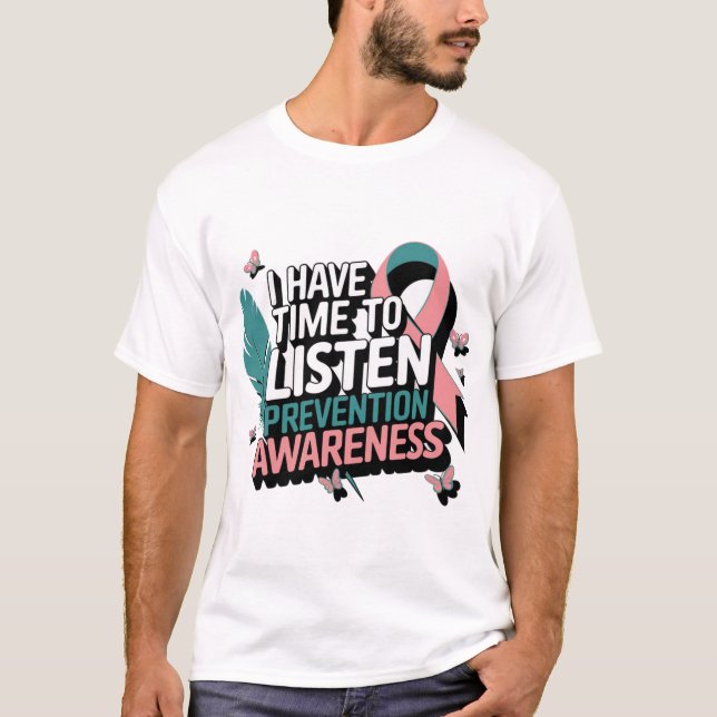 T-shirt J'ai le temps d'écouter la conception de la sensib (Devant)