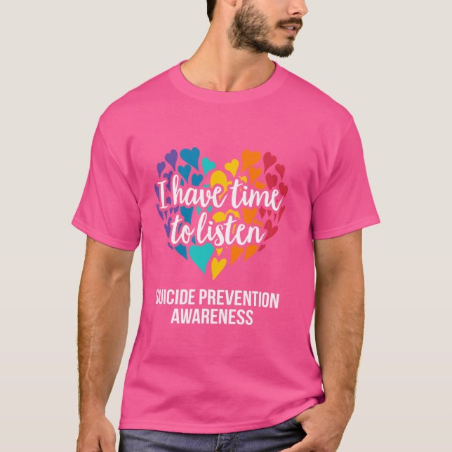T-shirt J'Ai Le Temps D'Écouter Le Ruban, La Prévention Du (Devant)