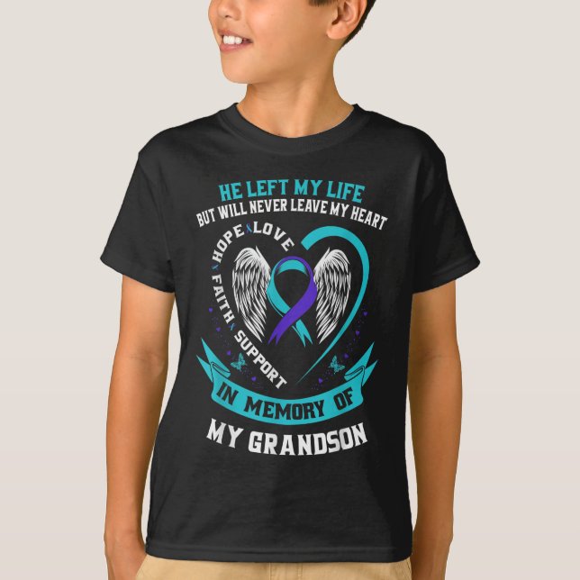 T-shirt J'Ai Le Temps D'Écouter Le Suicide Du Mois De La S (Devant)