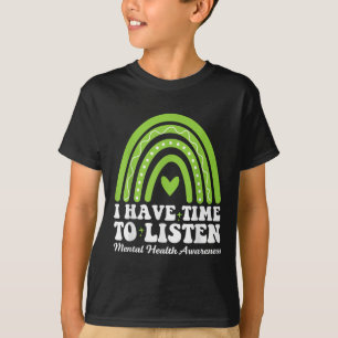 T-shirt J'Ai Le Temps D'Écouter Pour Connaître La Santé Me