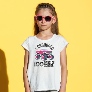 T-shirt J'ai loué 100 jours de camionnette rose de l'école